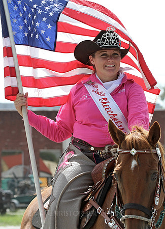 Cowgirl in the parade.