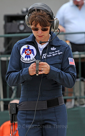 Maj. Kristin Haley of the Thunderbirds Team