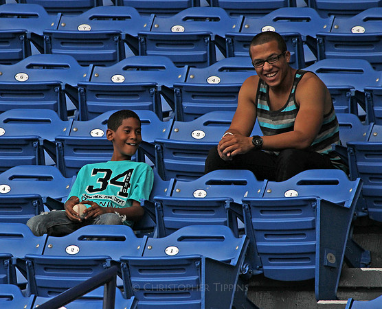 A kid gets a take home prize.