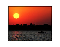 Sunset on South Hutchingson Island Bridge, Stuart, Florida