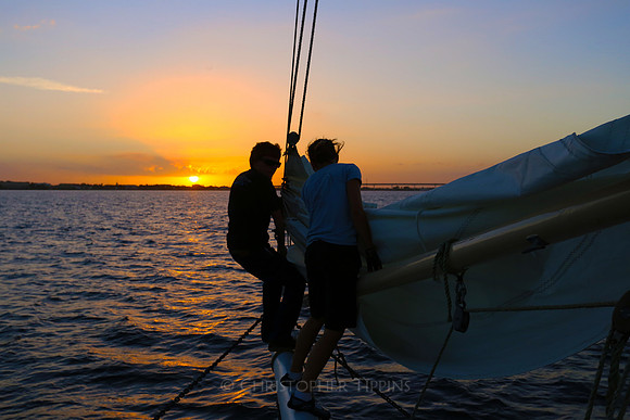 Sailing Indian River Lagoon on the "Lily"