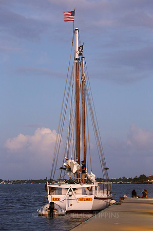 Sailing Indian River Lagoon on the "Lily"